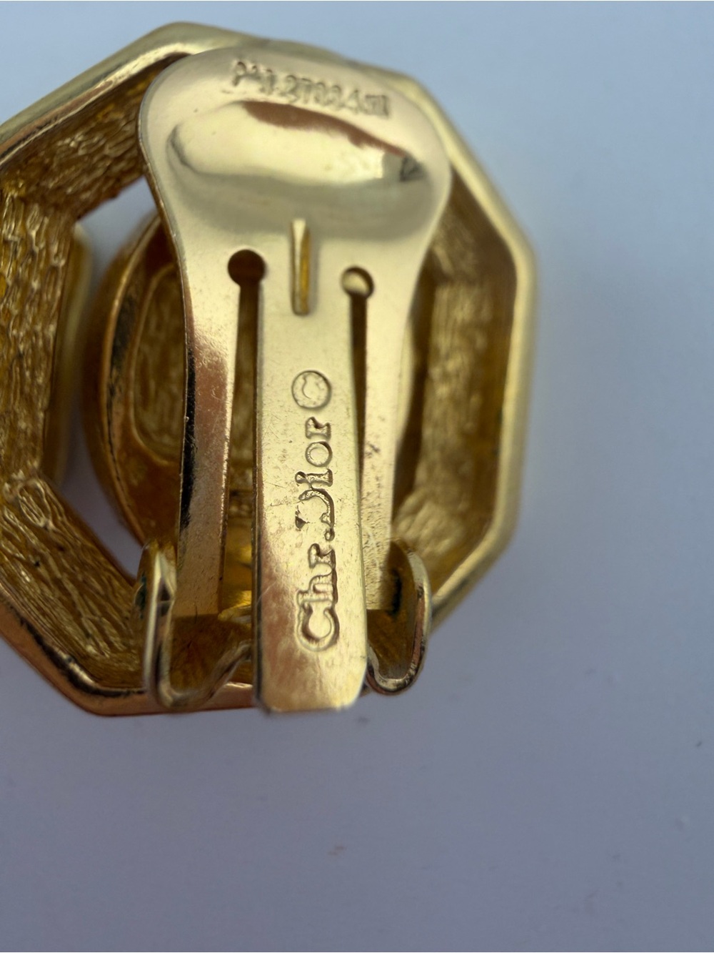 Vintage Christian Dior Art Deco Earrings - Picture 4 of 6